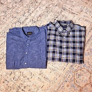 Pair of Men's Daniel Cremieux Long Sleeve Button Down Shirts XXL